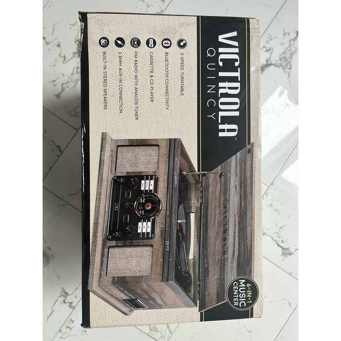 "Victrola 6-in-1 Bluetooth Record Player: Vintage Sound, Modern Convenience"