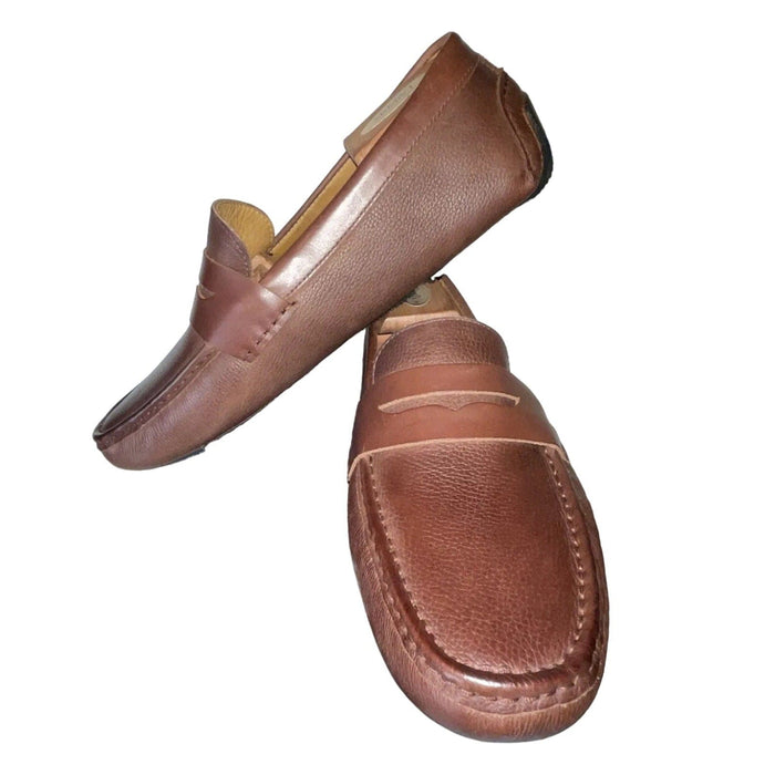 Massimo Matteo Firenze Genuine Leather Driving Moccasin Loafer - SZ 8 M