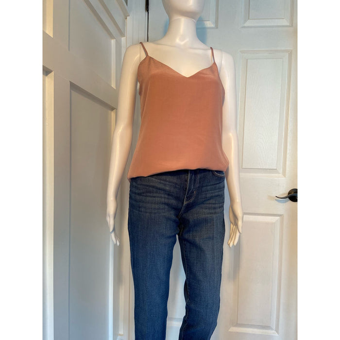 L'AGENCE Silk Charmeuse Camisole Tank - Blush - Size XS MSRP $180 WTS26
