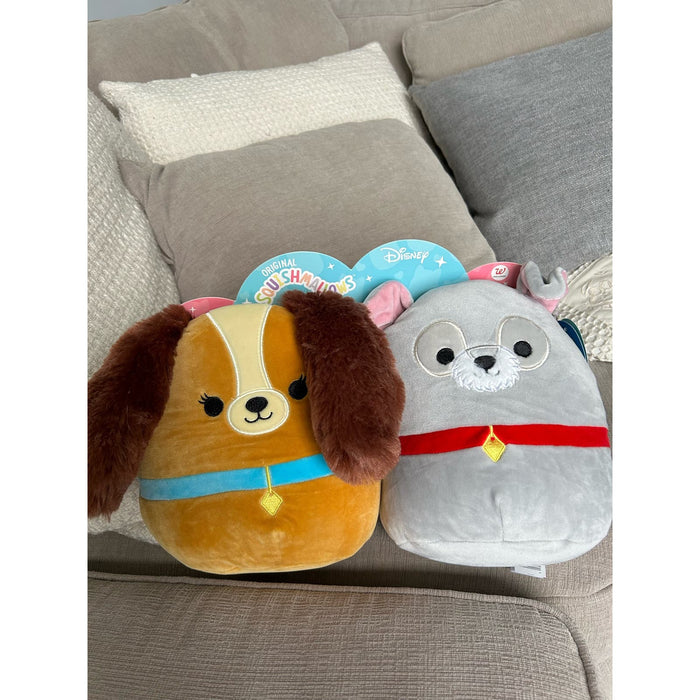 Squishmallow Stuffed Animal - Set of 2 Squishmallows  (1Lady and 1 Tramp 8" Set)