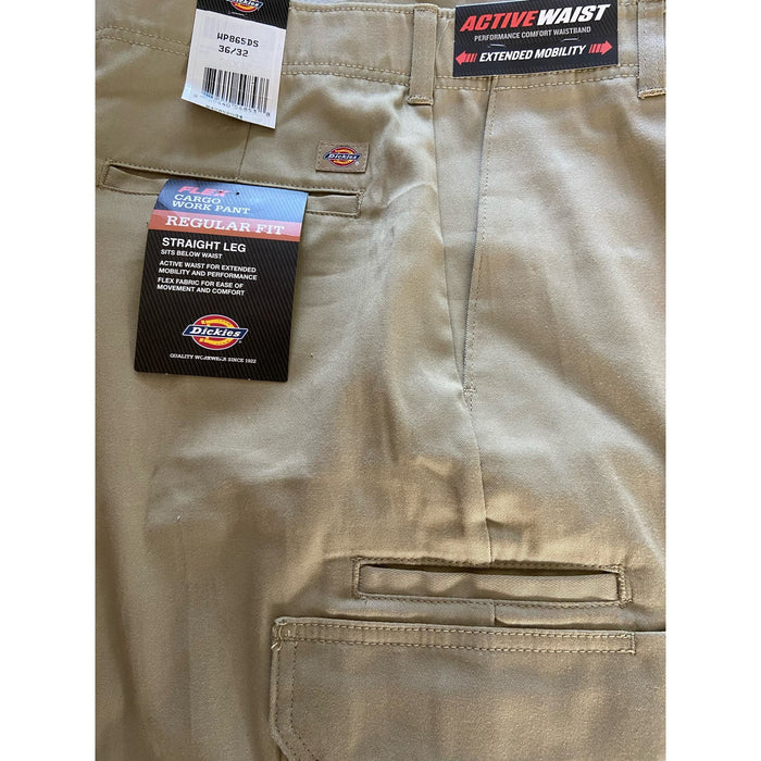 Dickies 36/32 Dickies FLEX Cargo Pants, Desert Sand  Size 36X32. Mens 119 *