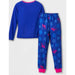 Disney 4 / Blue Disney Raya Girls' 2-Piece Loose-Fit Pajamas Set Size 4 * K323