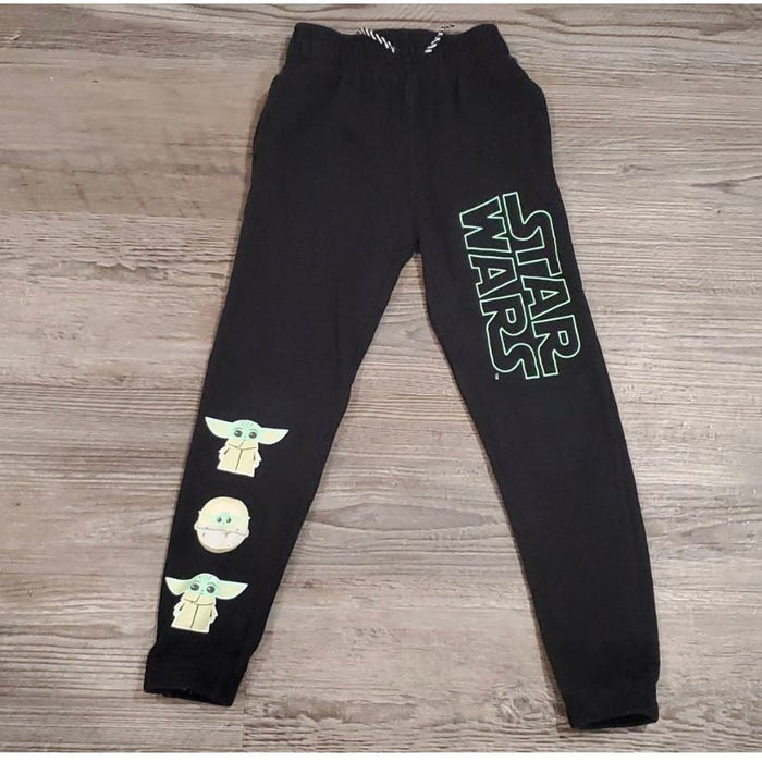 Disney + Ivivva XS / Black Star Wars Baby Yoga Joggers Sweatpants Size XS Black Green * K318