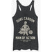 Disney Medium / Gray Pixar Toy Story 4 Duke Caboom Women's Racerback Tank Top - Size M * W1310