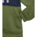 DKNY Small / Green DKNY Girls Classic Comfy Zip-Up Sweatshirt, Olive Sz S 8 * 1118