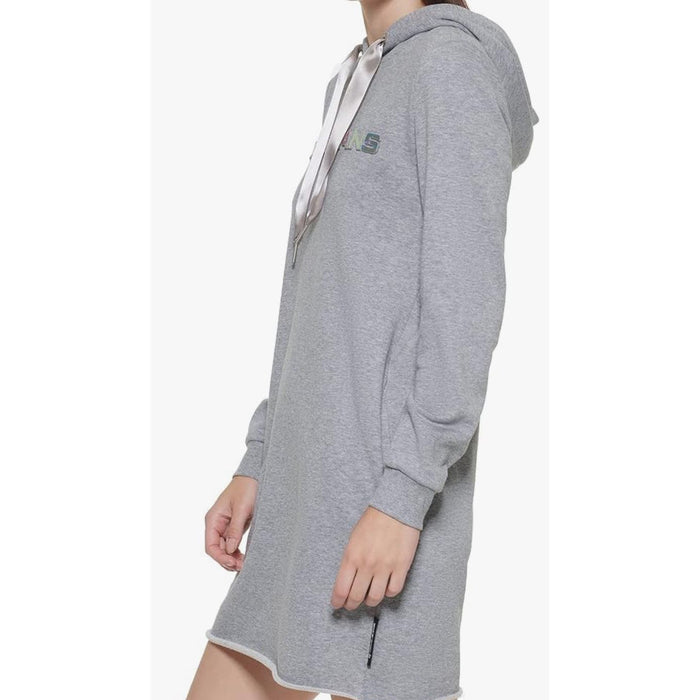 DKNY XS / Gray DKNY Women's Hooded Logo Jeans Dress - Effortlessly Stylish in Size XS* W1318