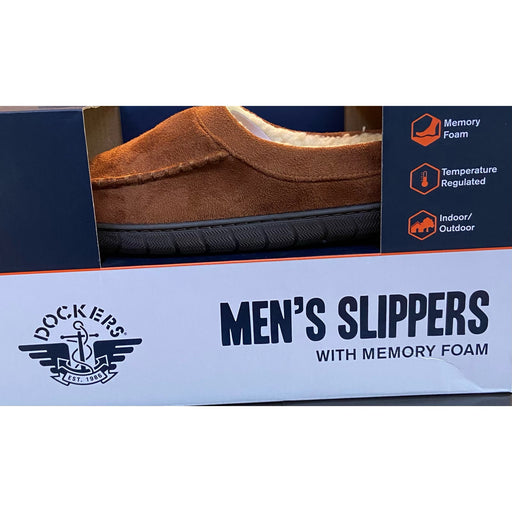 Dockers 7.5 / tan Men's Comfort in Size Medium 7-8, Indoor-Outdoor Versatility" Slippers