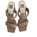 Dolce Vita 9.5 / tan Dolce Vita Ashby Braided Block Heel Sandals - SZ 9.5, Casual Slip On Shoes