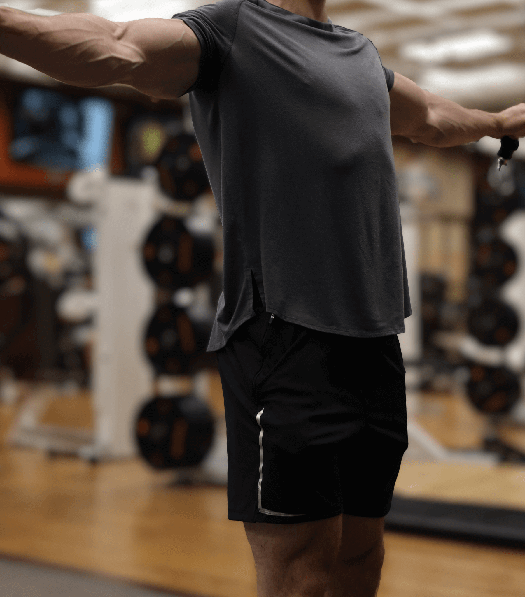 Dominate Training Shorts – Black | Sustainable Performance Activewear - Triniskies