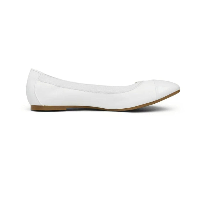 Dream Pairs 8.5 / White "Dream Pairs Sole-Flex Women's Ballerina Ballet Flats, Size 8.5, White"