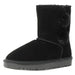 Dreampairs 11 Little Kid / Black DREAM PAIRS Shorty-Pompom Snow Boots for Boys and Girls, Black, Size 11 Little Kid