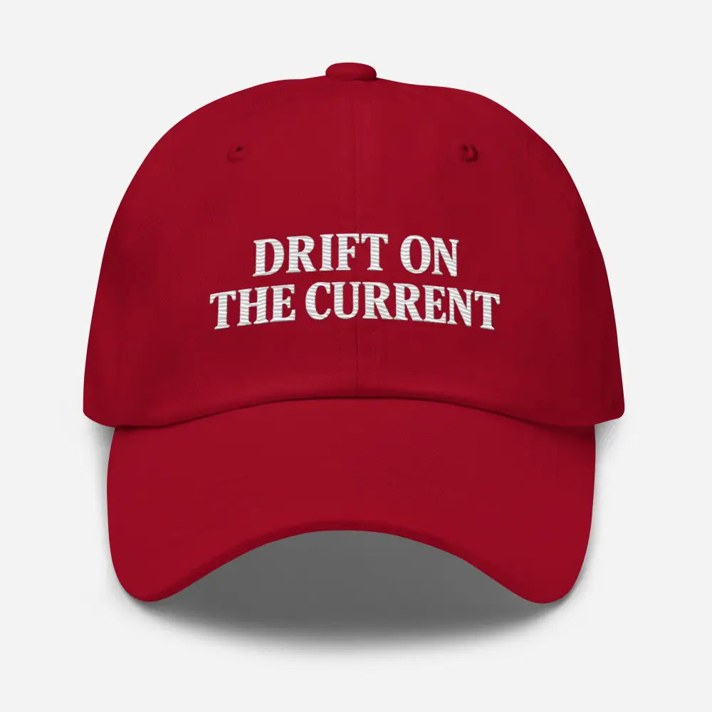 Red Trini Skies Supply premium Yupoong unstructured embroidered dad cap