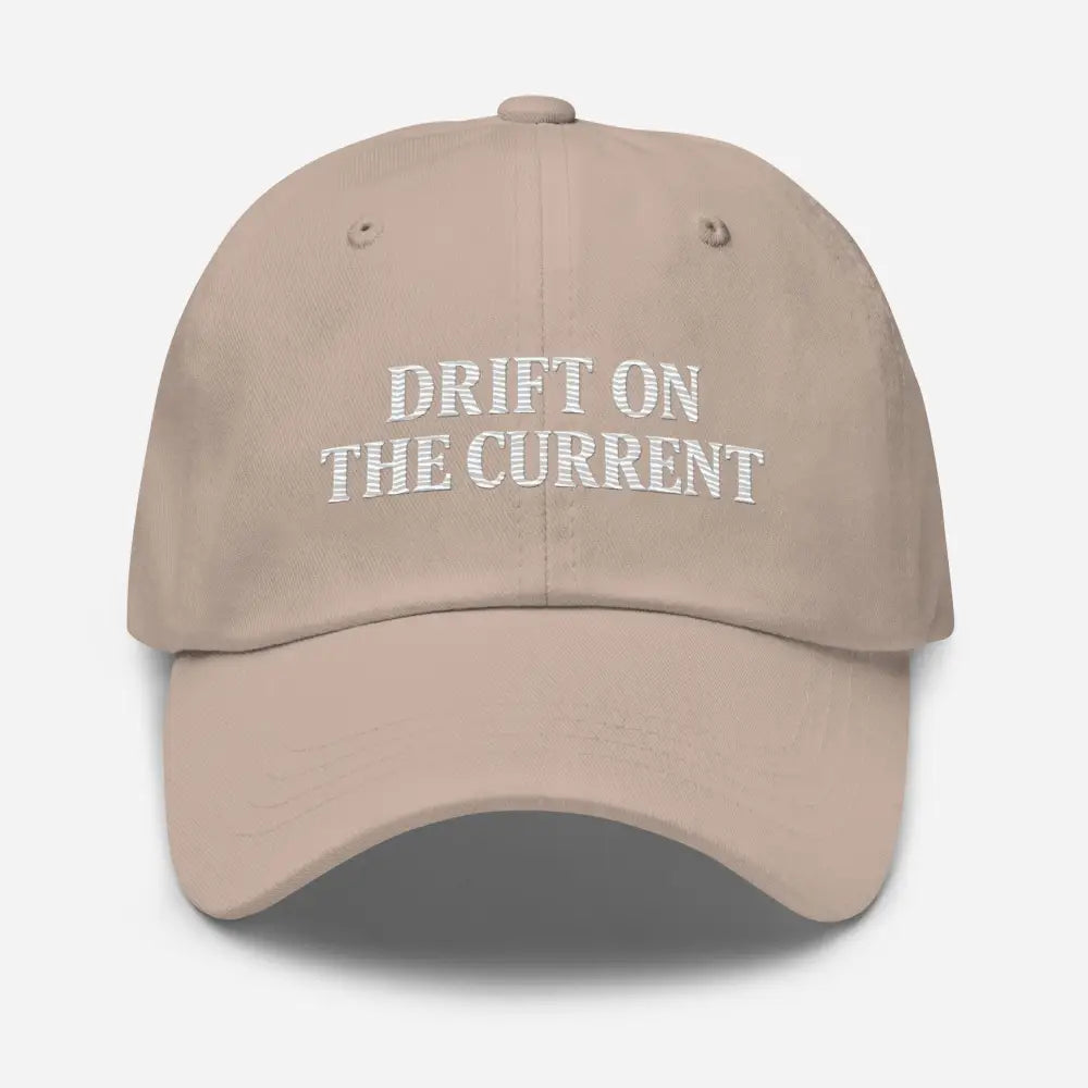 Light brown Trini Skies Supply premium Yupoong unstructured embroidered dad cap