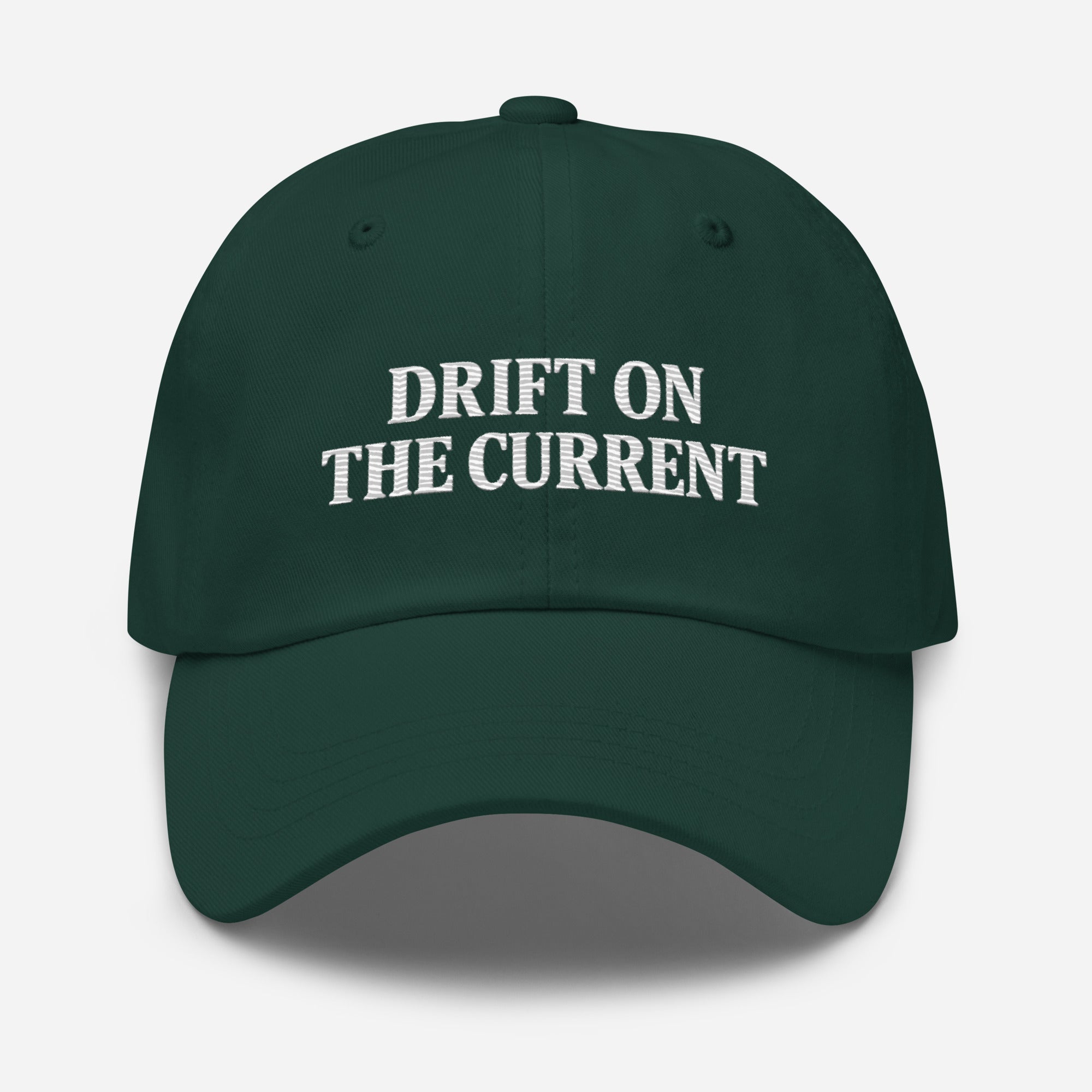 Drift on the Current Hat – Yupoong Unstructured Vintage Dad Cap | Trini Skies Supply Co. - Triniskies