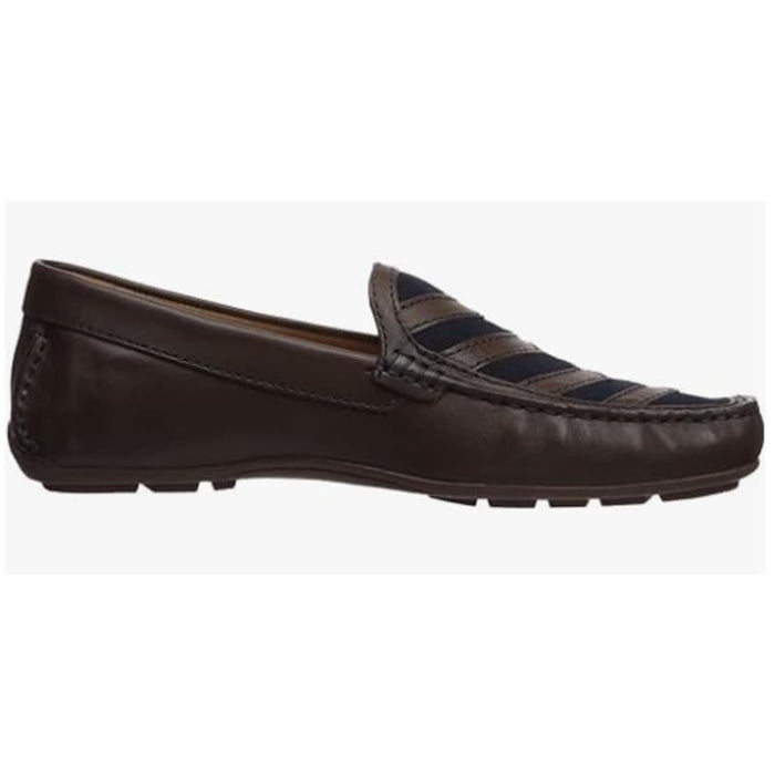 Driver Club 8 / Brown / Leather Driver Club USA Men's Leather Malibu Driver Loafer, Brown/Red, Size 8