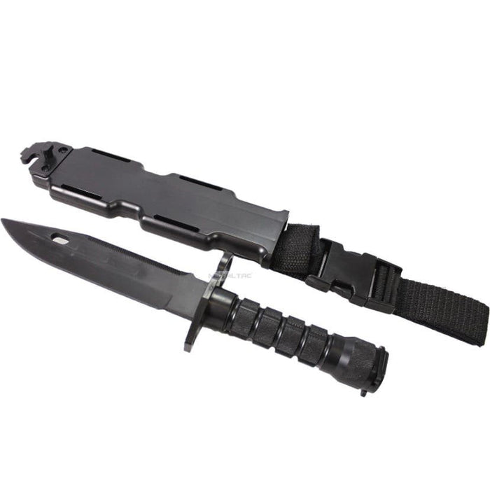 "MetalTac Airsoft Combat Bayonet Knife with Scabbard"
