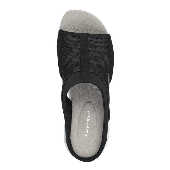 Easy Spirit Women's Traciee 2 Slide Sandal, Black 001, Size 7 Narrow US - Womens Shoes