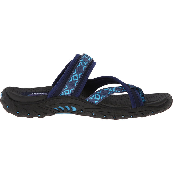 Skechers Women's Reggae Trailway Flip-Flop Sandals: Comfort & Style, SZ 8.5