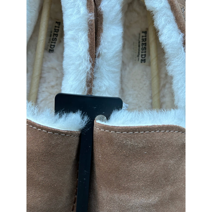 Women's Fireside by Dearfoams Mel Genuine Shearling Moccasin: Comfort, SZ 12W