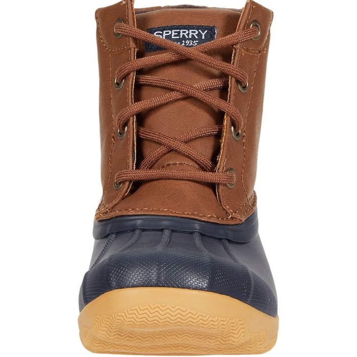 Sperry Unisex-Child Port Boot: Leather Ankle Boot, Comfort & Traction, SZ 6