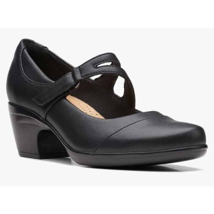 Clarks Women's Emily Clover Pump Sz 8 - Leather, Stylish Heeled Shoes