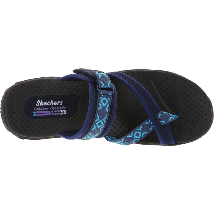 Skechers Women's Reggae Trailway Flip-Flop Sandals: Comfort & Style, SZ 8.5