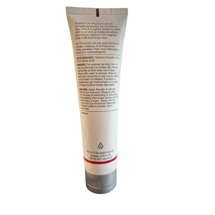 EltaMD UV Physical Tinted Sunscreen SPF 41 Mineral Protection for Healthy Skin!