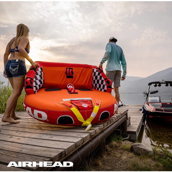 AIRHEAD Big Mable, 1-2 Rider Towable Tube for Boating inflatable