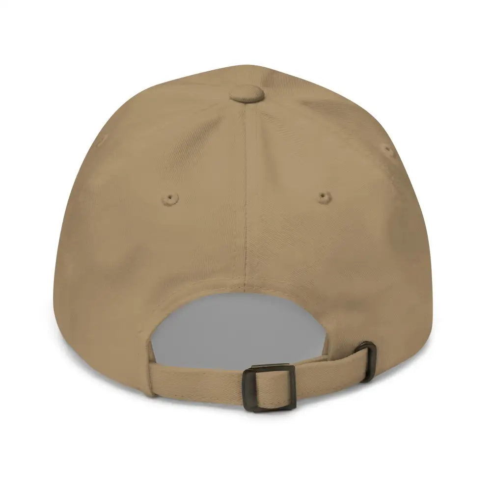 Eastern Shores Blue crab embroidered hat with tan adjustable strap