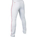 Easton Medium / White Easton Rival+ Baseball Pant | Full Length/Semi-Relaxed Fit | Youth M 25”-27”