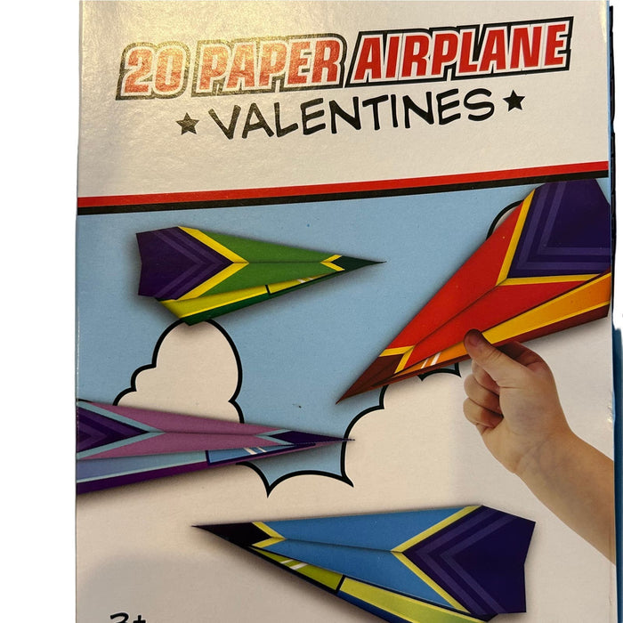 Studio 2/14 Valentines Cards Kids 20 Paper Airplanes New