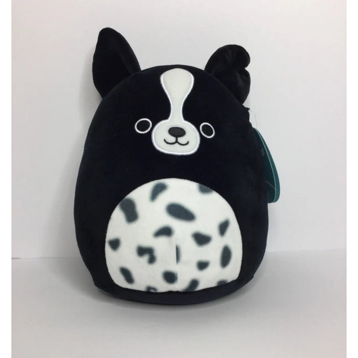 Squishmallow 8" Monty Border Collie Dog Soft Black Spotted Puppy Plush NEW Tags!