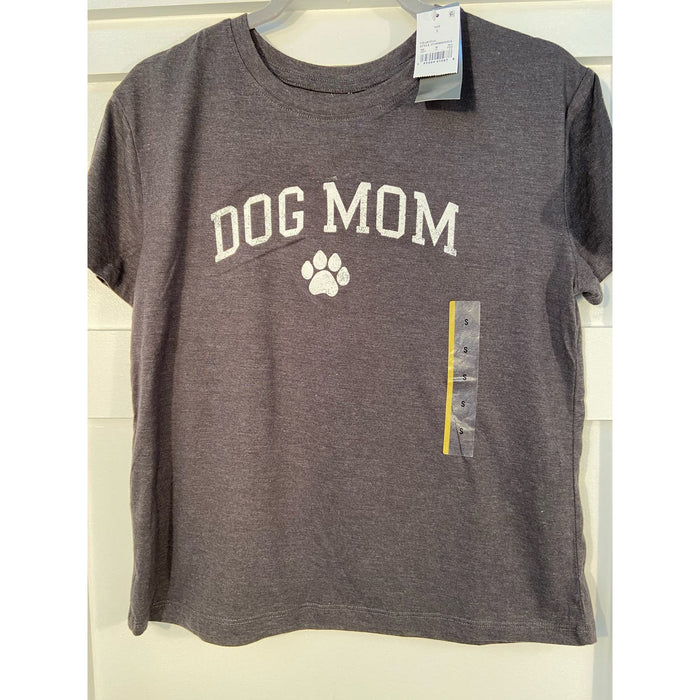 Dog Mom Short Sleeve Graphic T-Shirt * Gray Casual-Chic Wardrobe Essential WTS12