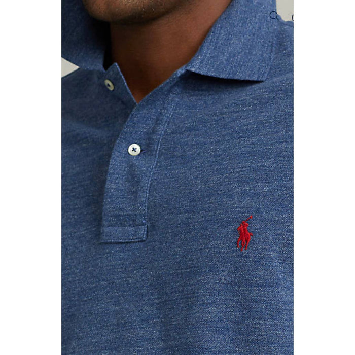 Polo Ralph Lauren Men's Iconic Mesh Classic Polo Shirt XL Blue