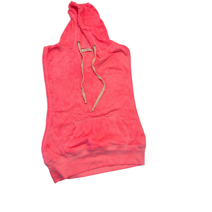 Ocean Drive Women’s Pink Beachy Sleeveless Hoodie * Size Medium Shirt w3008