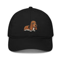 Trini Skies embroidered basset hound organic dad hat