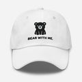 Cranberry embroidered black bear Bear With Me dad hat – outdoor camping cotton baseball cap
