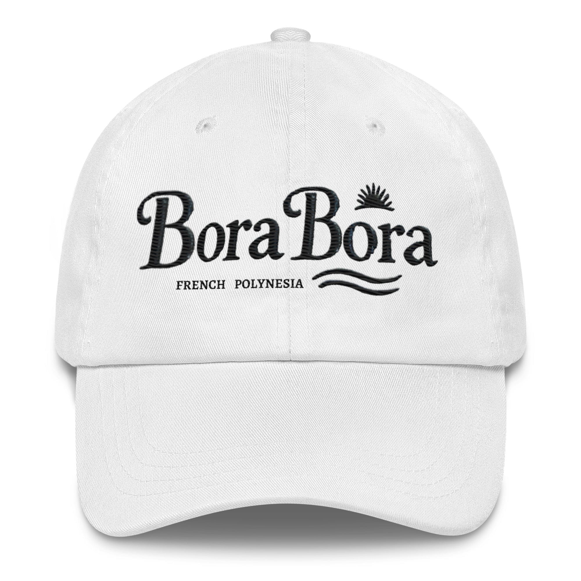 Embroidered Bora Bora Vacation Dad Hat Tropical Destination & Relaxation - Triniskies