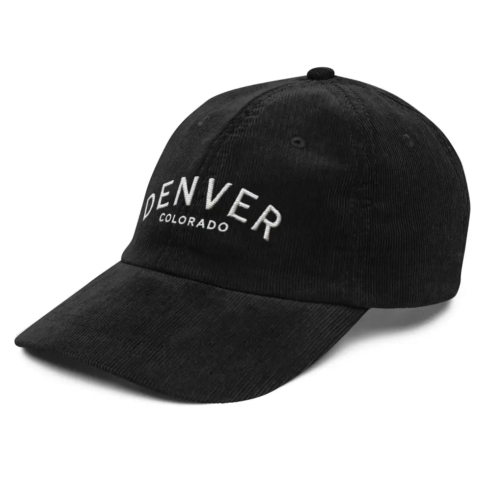 Embroidered Denver Colorado vintage corduroy baseball hat