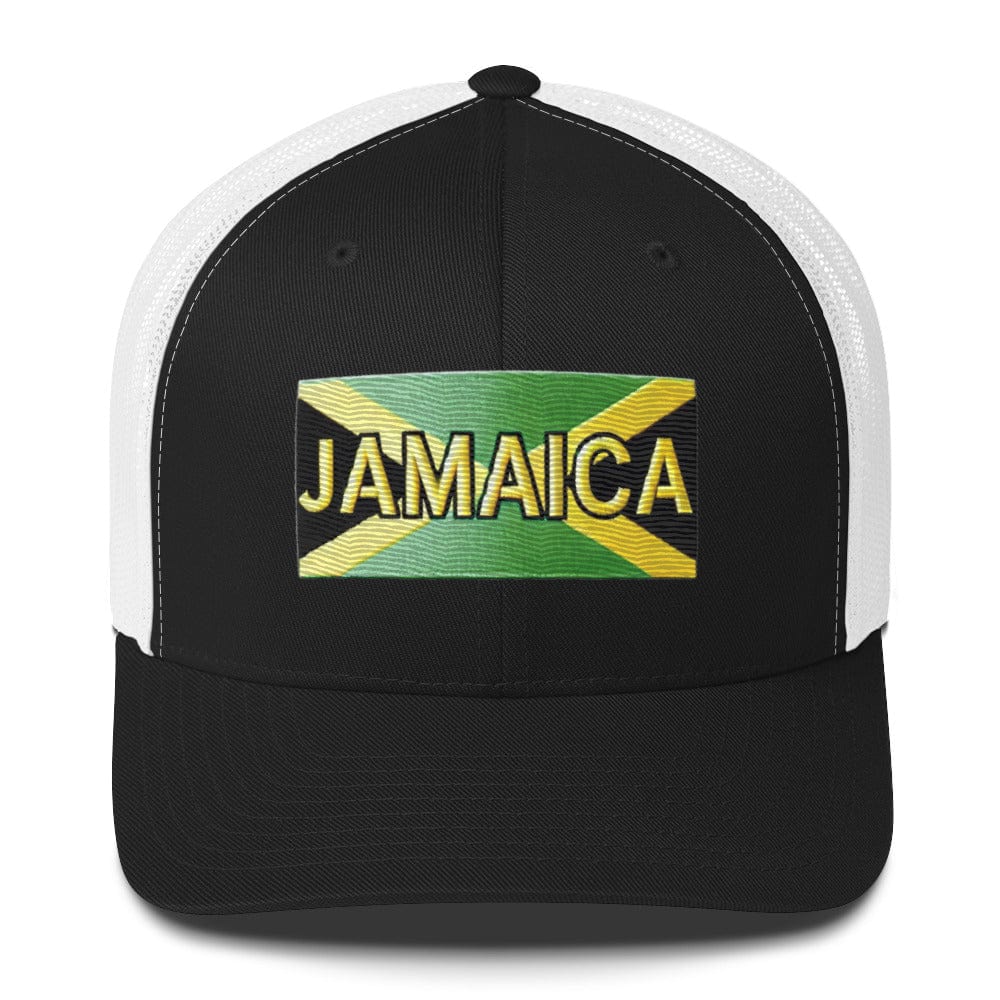Embroidered 'Jamaica Vacation Destination' Trucker Hat – Comfortable Sun Protection Jamaica Hat - Triniskies