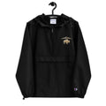 Black Champion embroidered national park bison mountains windbreaker jacket