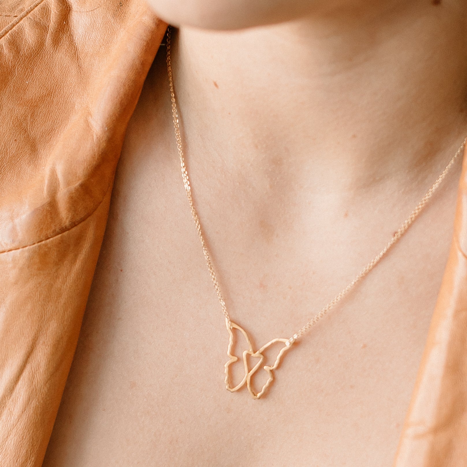 Enchanting Lucy Butterfly Necklace - Delicate Nature - Inspired Jewelry by Laura Elizabeth - Triniskies