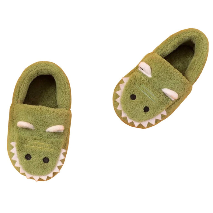 EnjoCholndoor 12-15 months / Green / Cotton EnJoChoIndoor Girls/Boys Warm Animal House Shoes, Cotton, SZ 150 12-15 Months