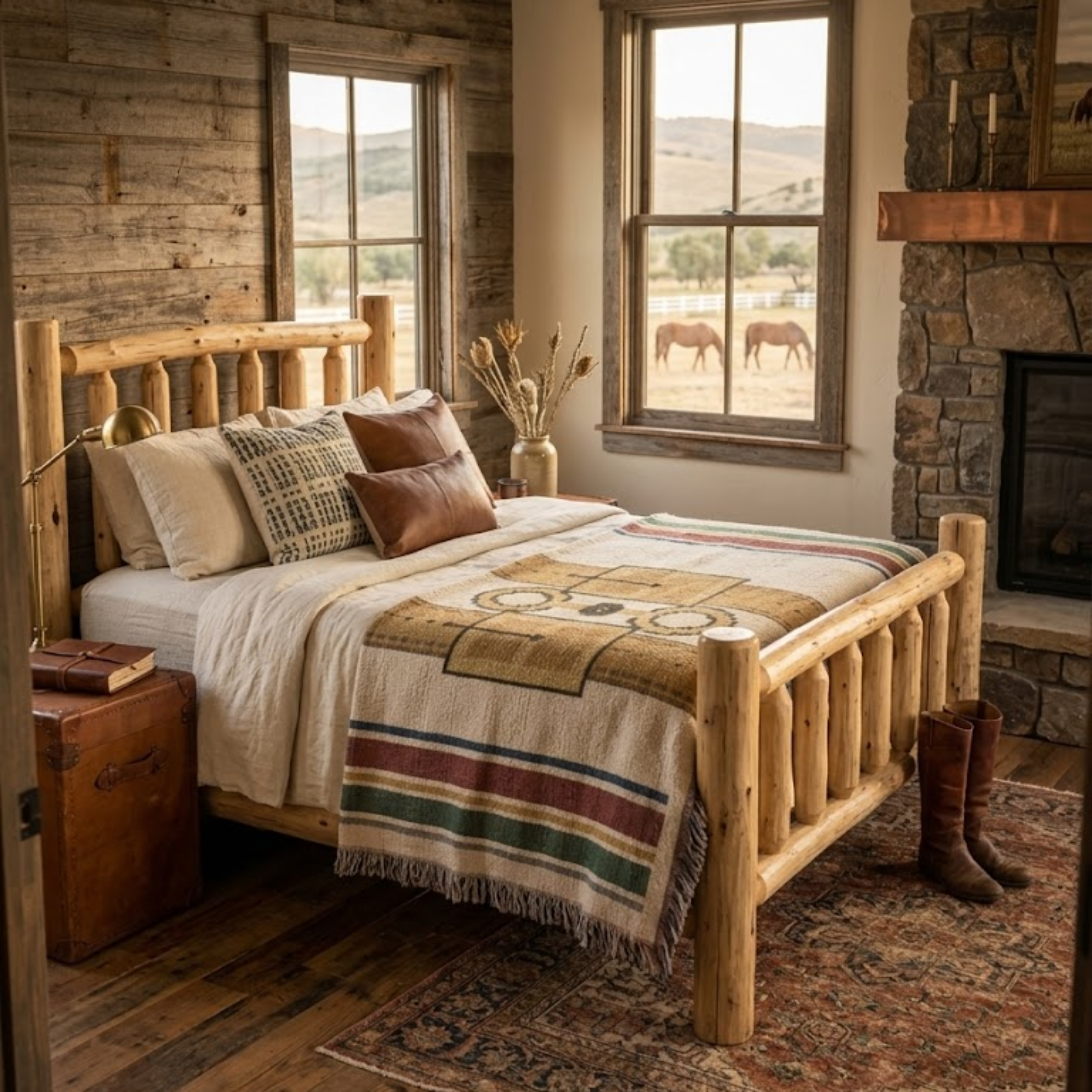 Equestrian Estate Woven Blanket