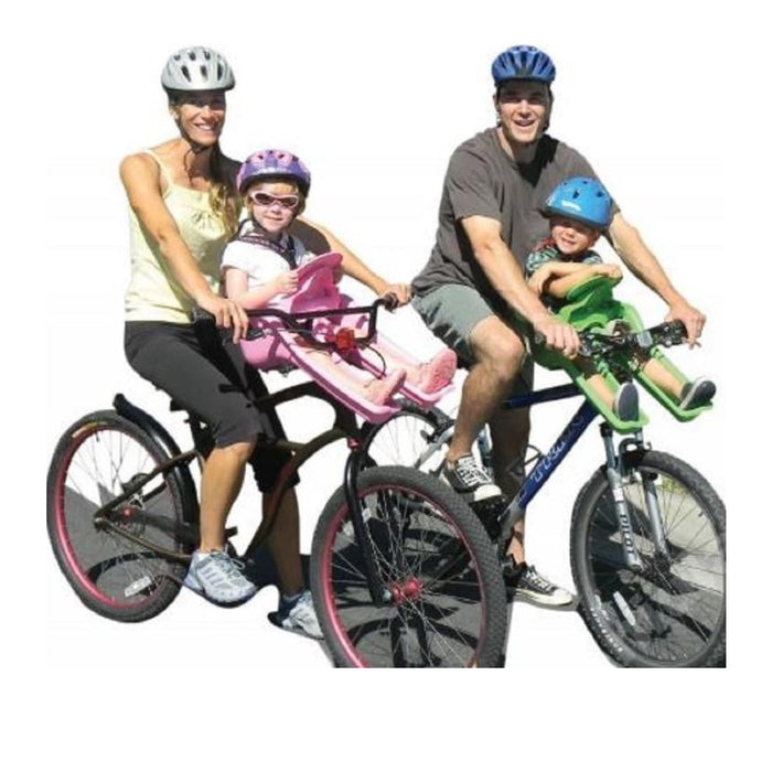 iBert Child Bicycle Safe-T-Seat, Green - Safe, Interactive Bike Seat