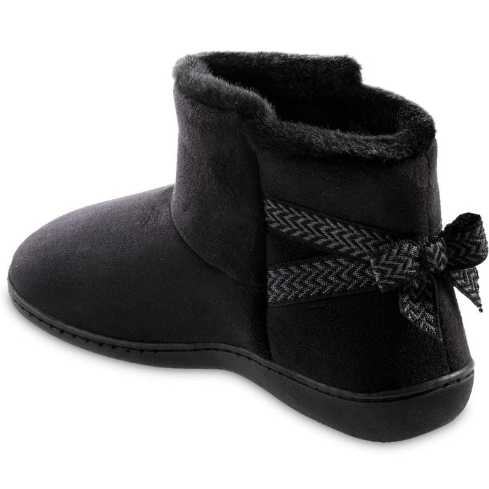 Isotoner Microsuede Mallory Bootie Slippers - Size L (8.5-9)