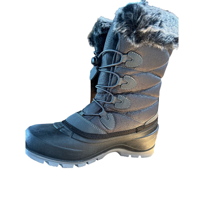 Kamik MOMENTUM 3 Women’s Charcoal Winter Boots Sz 9 - Ultimate Winter Comfort