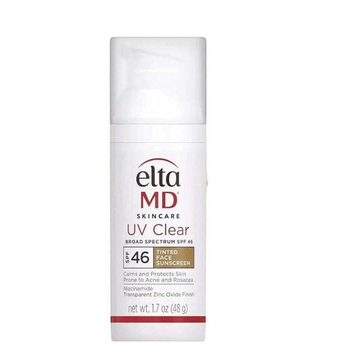 EltaMD UV Clear Tinted Broad Spectrum SPF 46 Sunscreen, 1.7 oz, Oil-Free