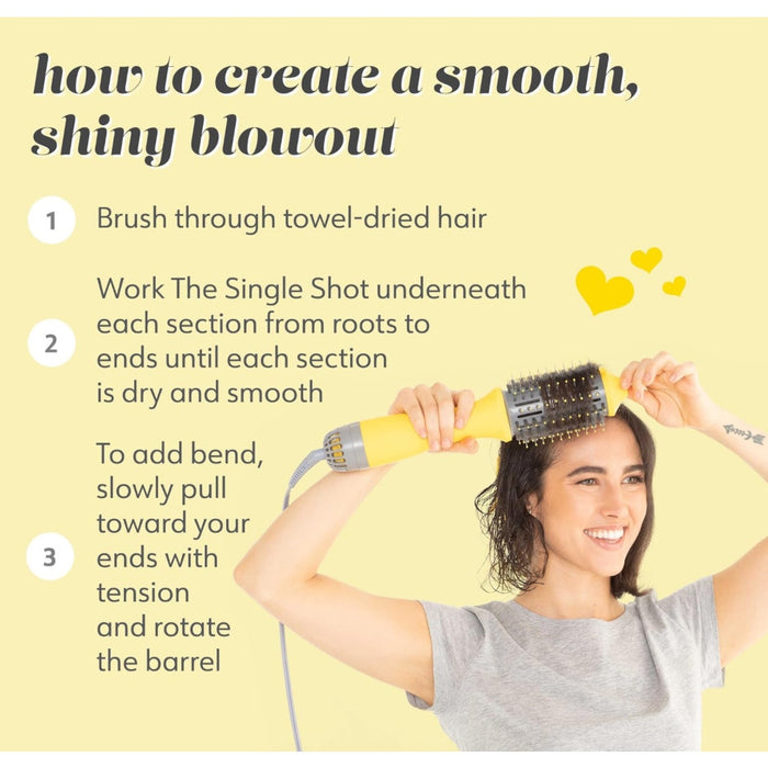 Drybar The Single Shot Round Blow Dryer Brush Smooth Voluminous Brush Dryer