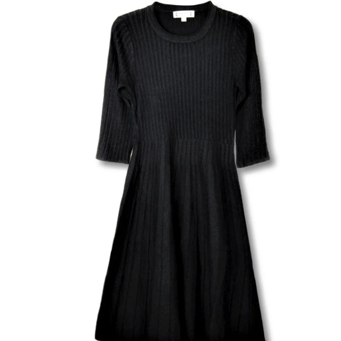 NANETTE LEPORE Fit & Flare Shimmer Lurex Thread Knit Mini Dress Size XL * ND15